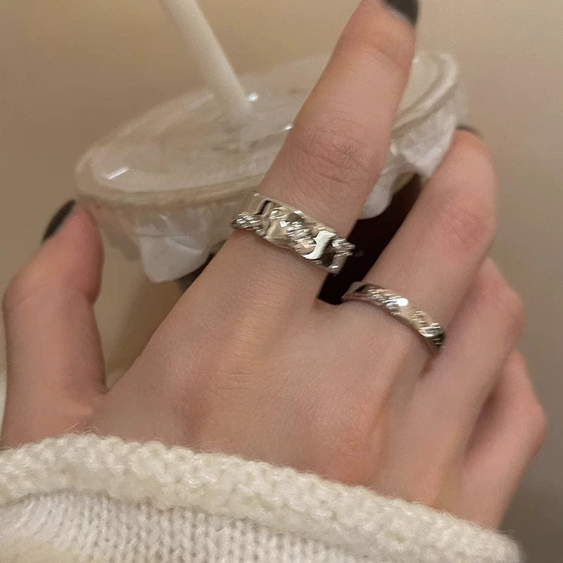 Adjustable Moonstone Zircon Ring