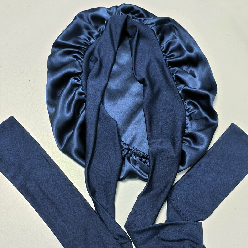 Adjustable Mulberry Silk Sleeping Cap