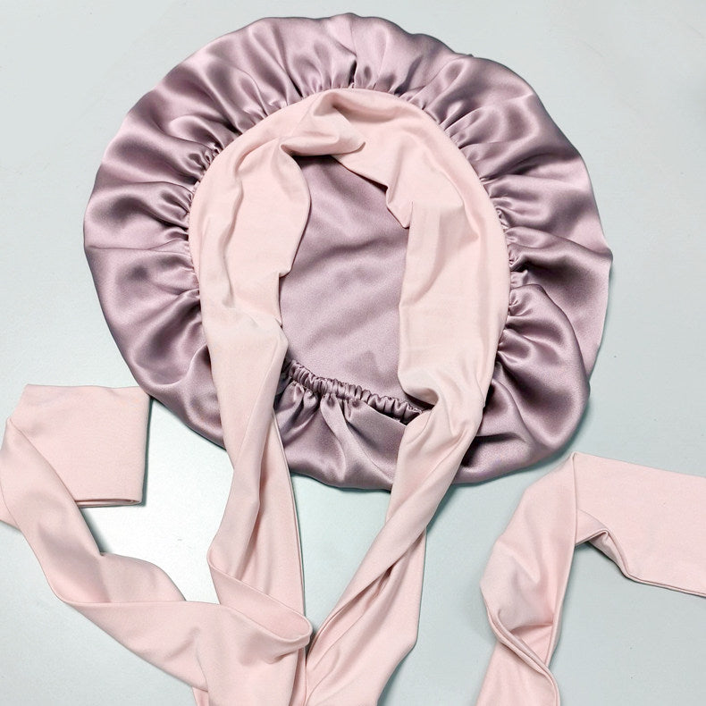 Adjustable Mulberry Silk Sleeping Cap