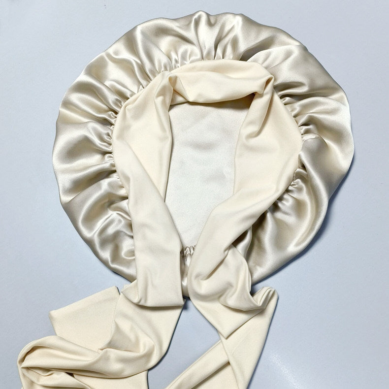Adjustable Mulberry Silk Sleeping Cap