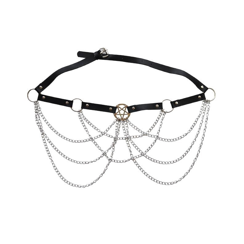 Adjustable Multi-layer Pentagram Waist Chain