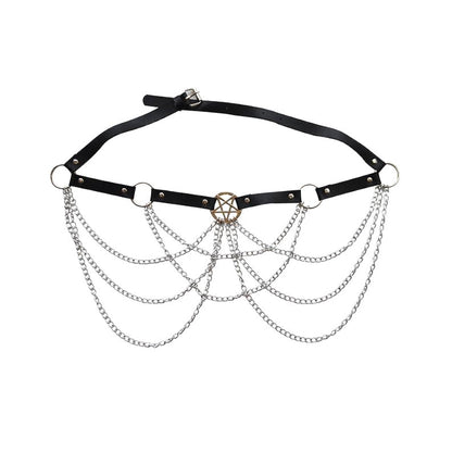 Adjustable Multi-layer Pentagram Waist Chain