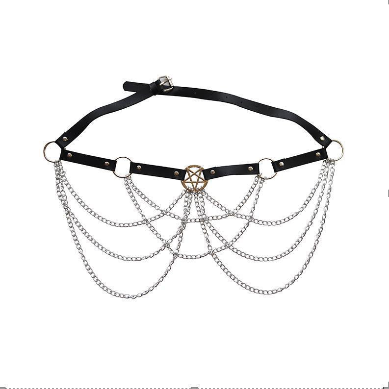 Adjustable Multi-layer Pentagram Waist Chain
