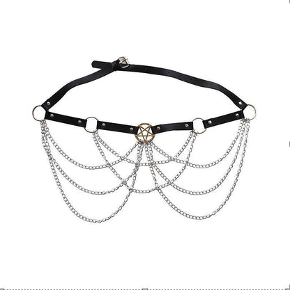 Adjustable Multi-layer Pentagram Waist Chain
