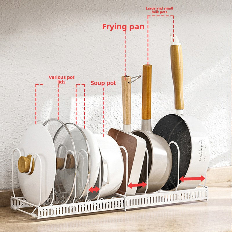 Adjustable Multilayer Kitchen Utensil Organizer Rack