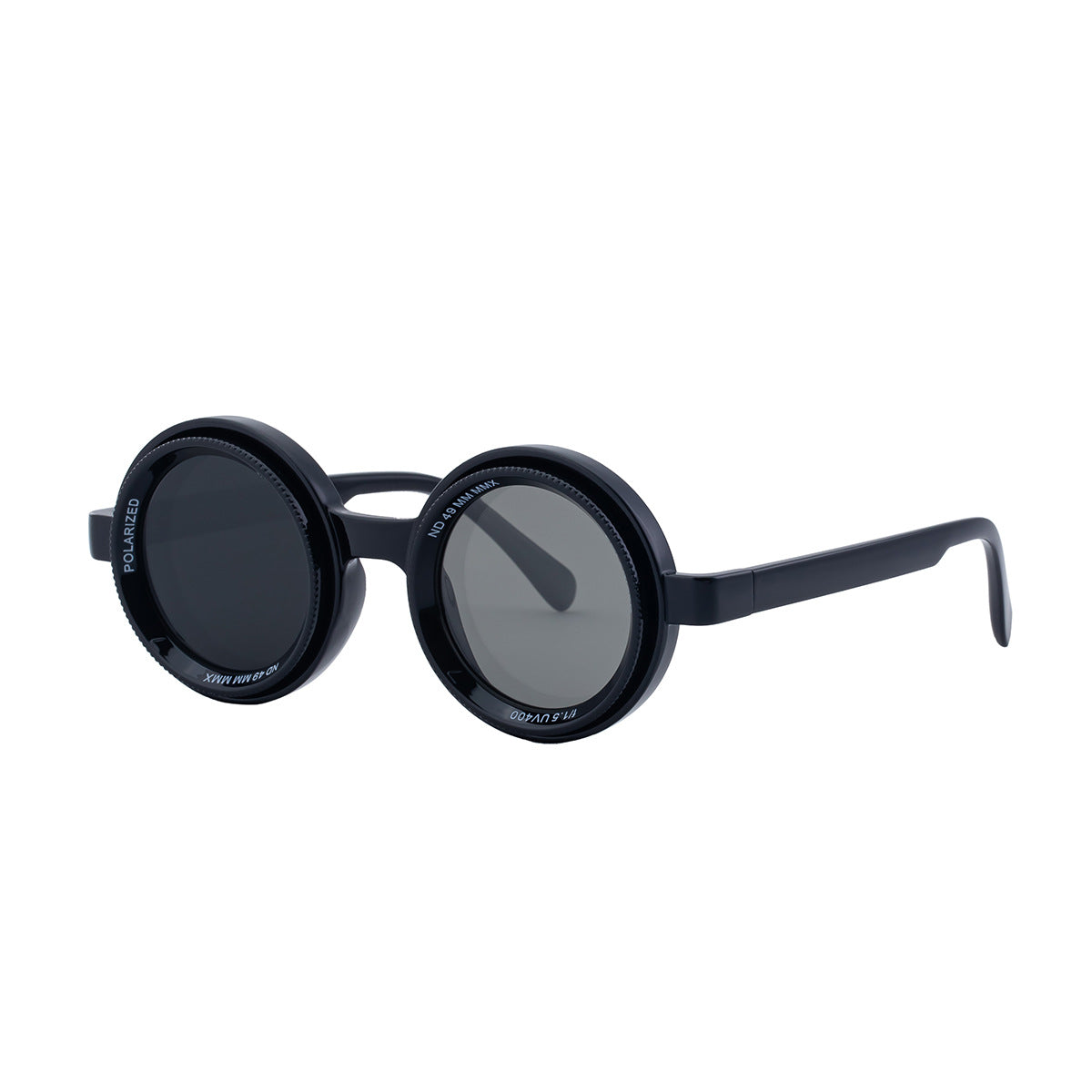 Adjustable ND Polarized Sunglasses for Men and Women with Rotating Lenses