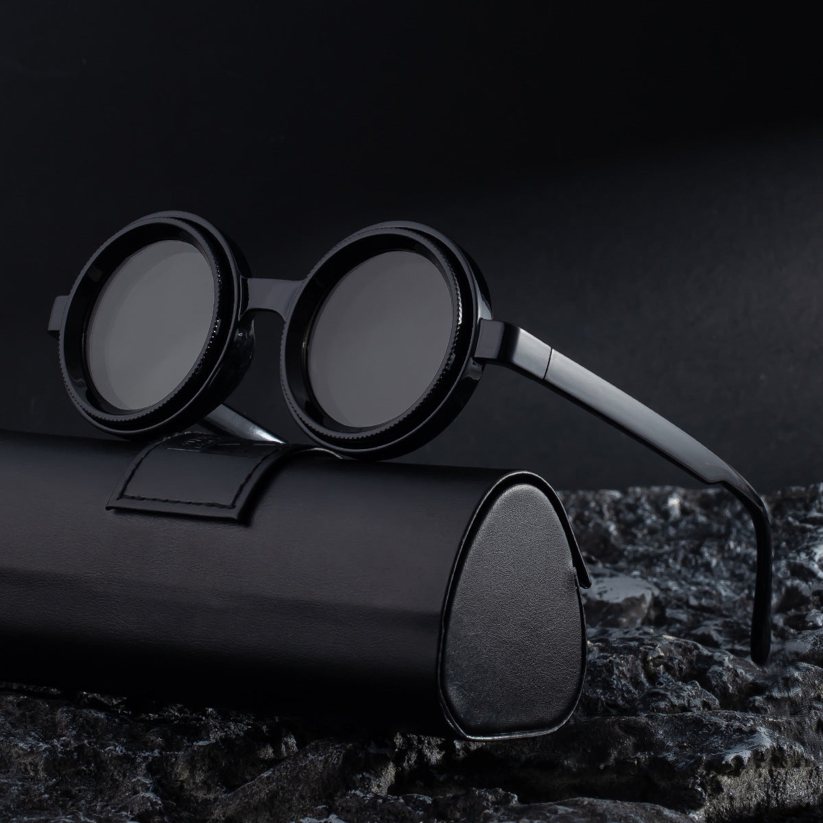 Adjustable ND Polarized Sunglasses for Men and Women with Rotating Lenses
