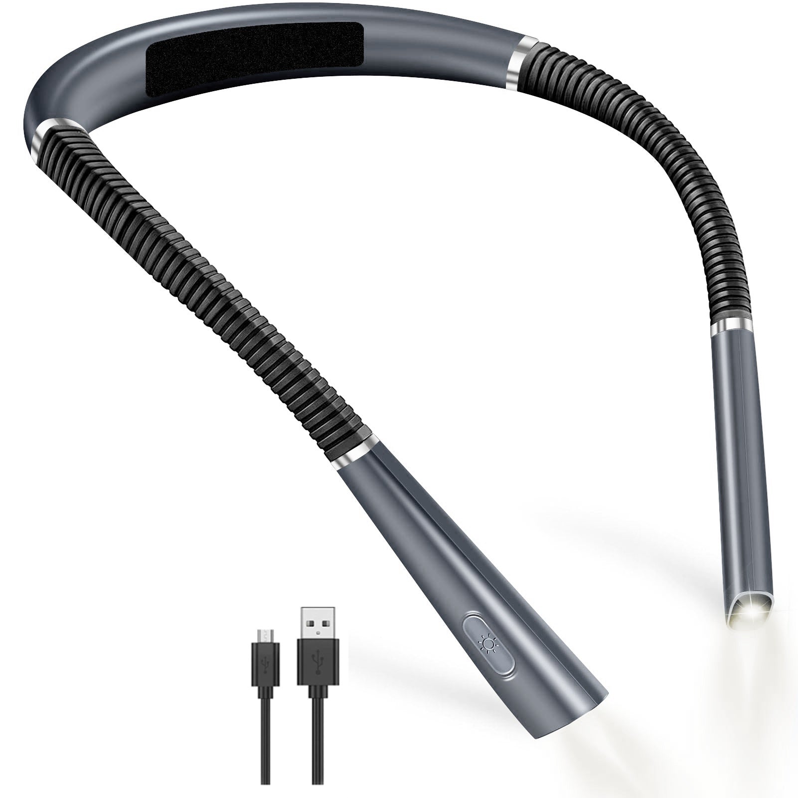 Adjustable Neck Reading Light with Rechargeable Battery