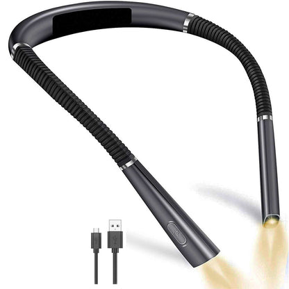 Adjustable Neck Reading Light with Rechargeable Battery