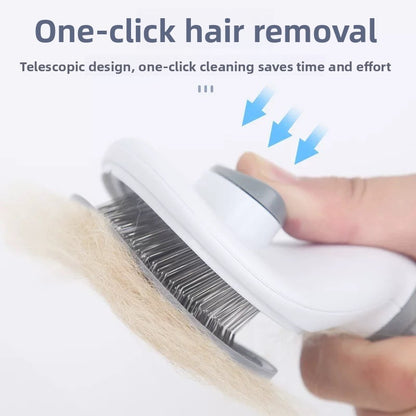 Adjustable Needle Pet Comb for Cats and Dogs