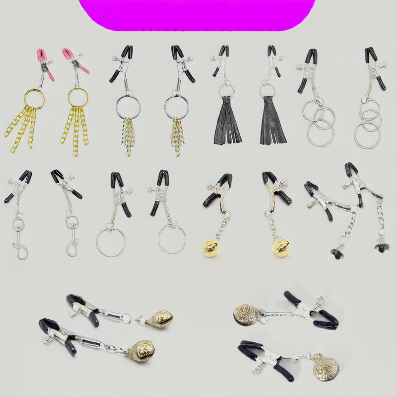 Adjustable Nipple Clamps with Decorative Bells