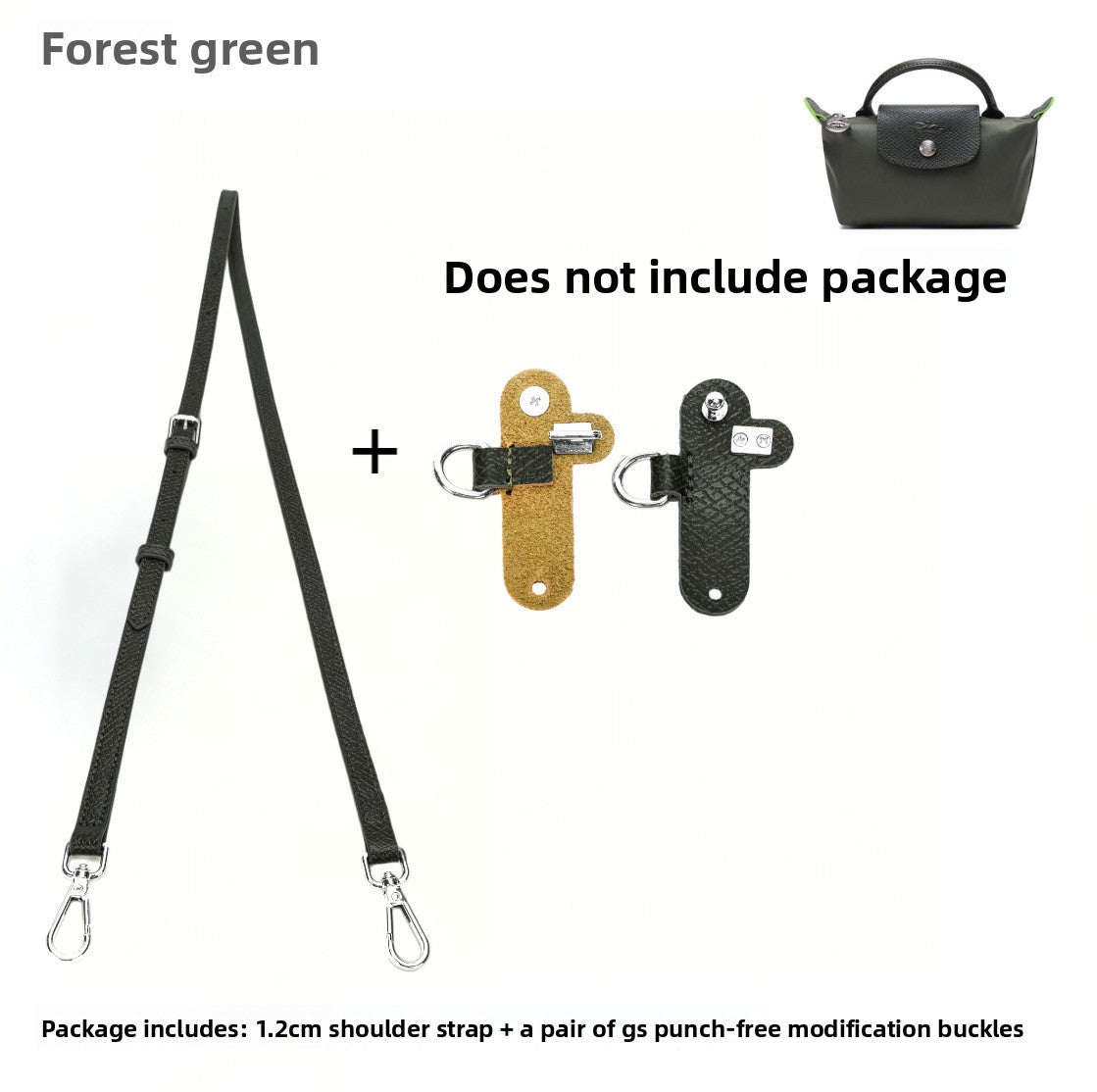 Adjustable No-Drill Shoulder Strap for Tote Bags