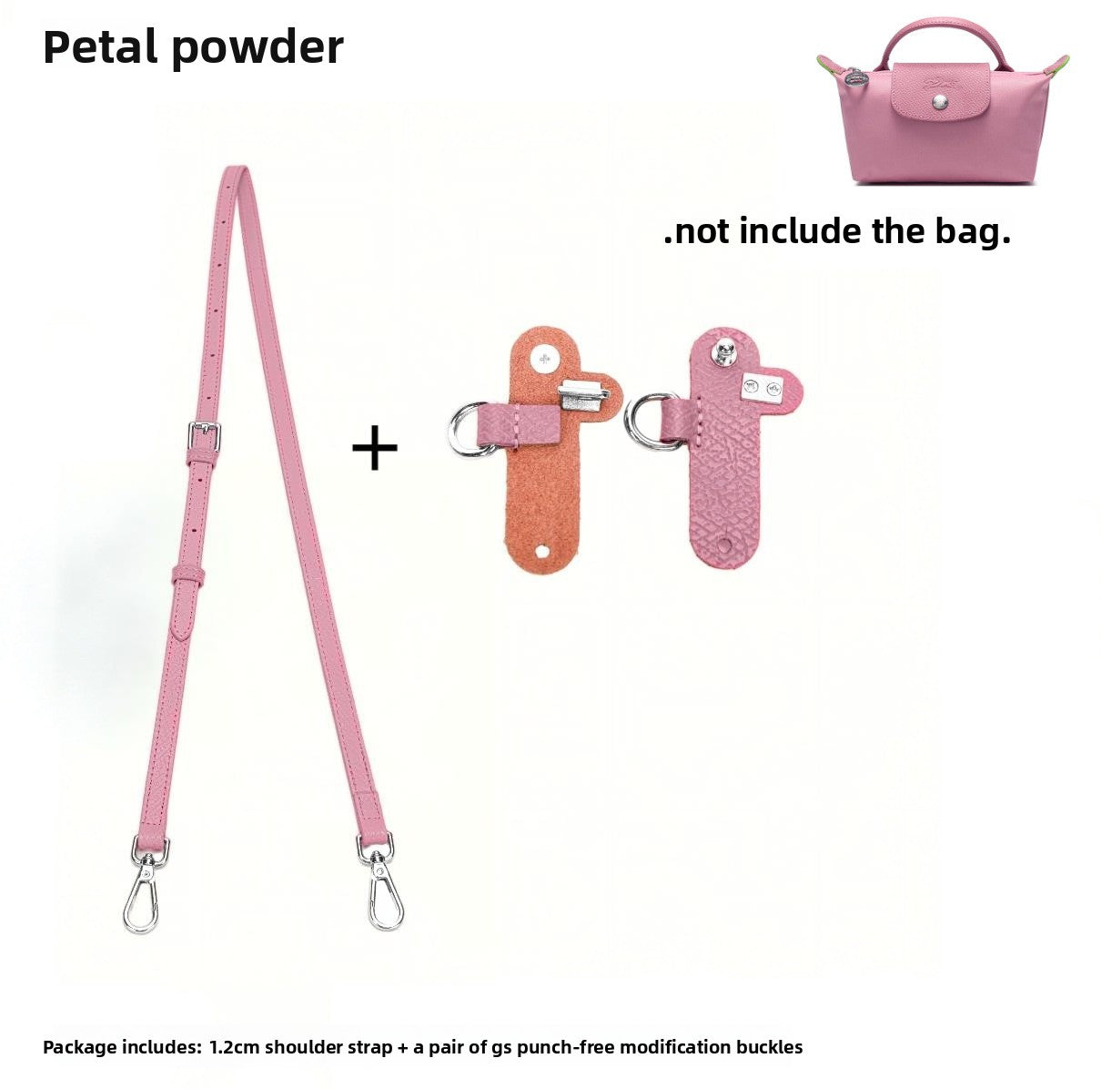 Adjustable No-Drill Shoulder Strap for Tote Bags