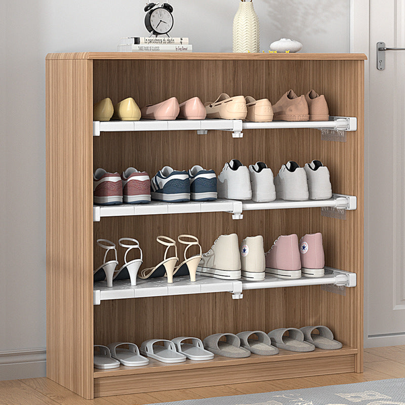Adjustable No Drill Wardrobe Partition Shelf for Home Storage
