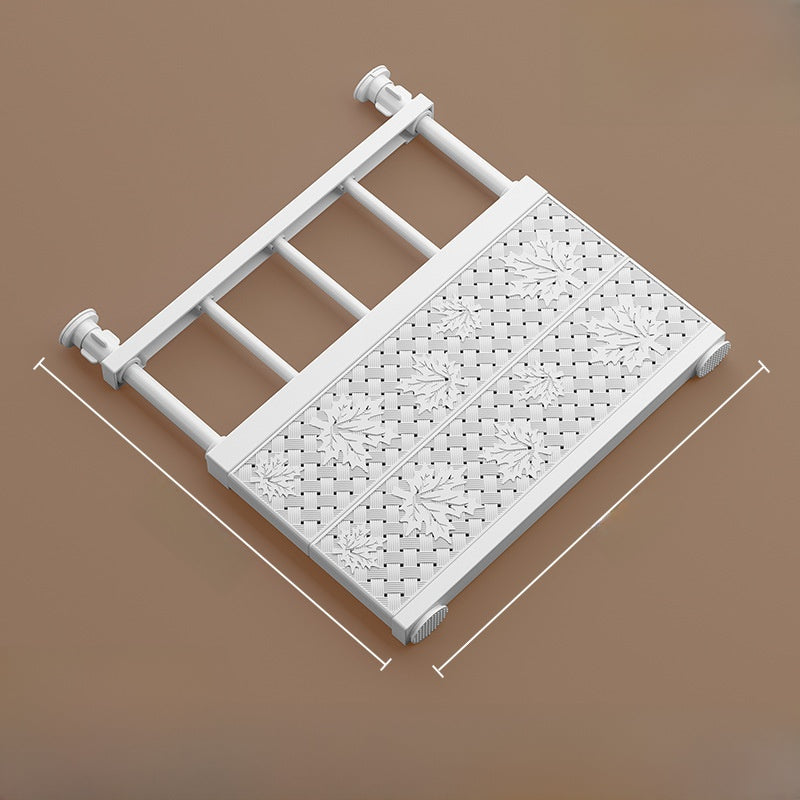 Adjustable No-Drill Wardrobe Shelf Organizer