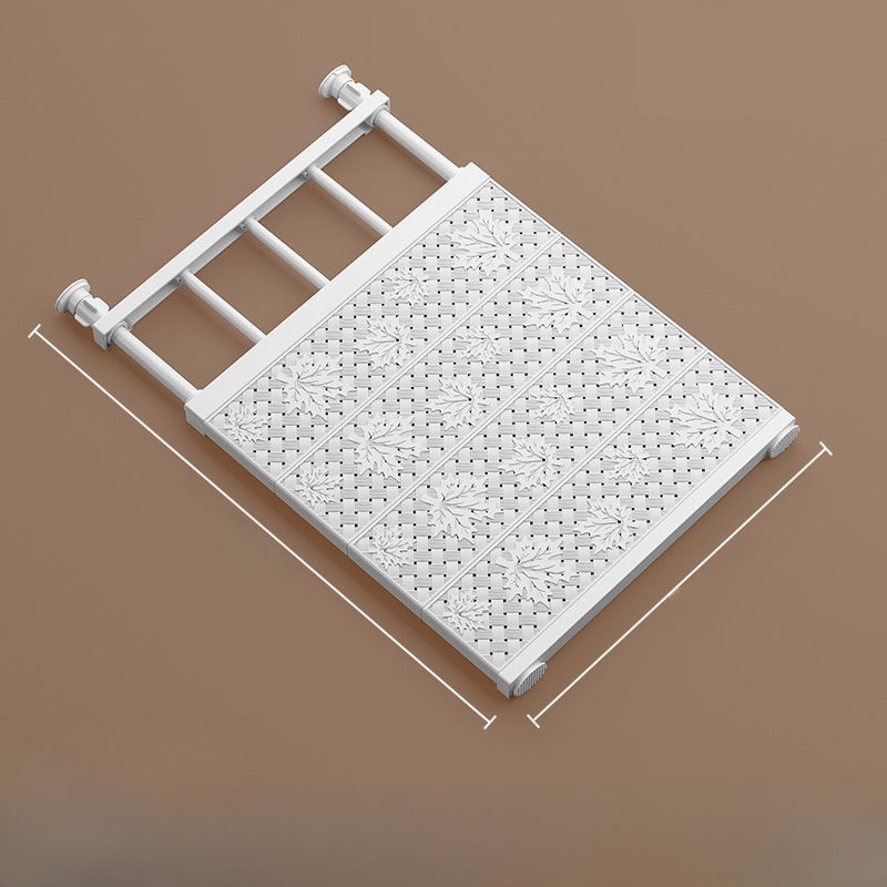 Adjustable No-Drill Wardrobe Shelf Organizer