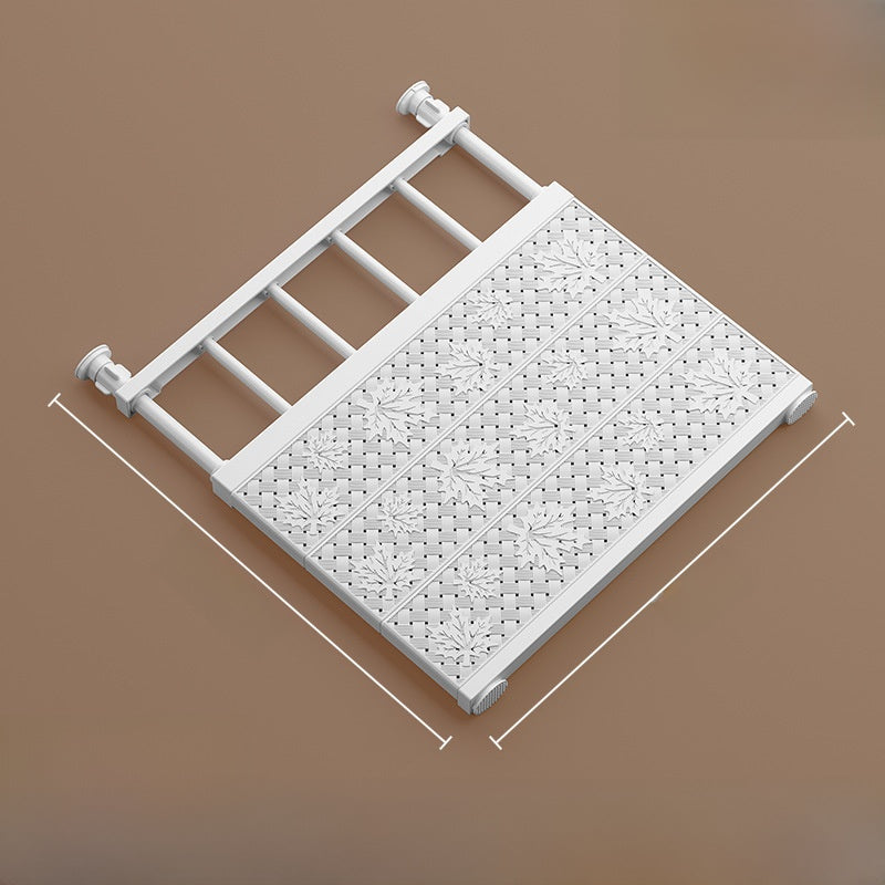 Adjustable No-Drill Wardrobe Shelf Organizer