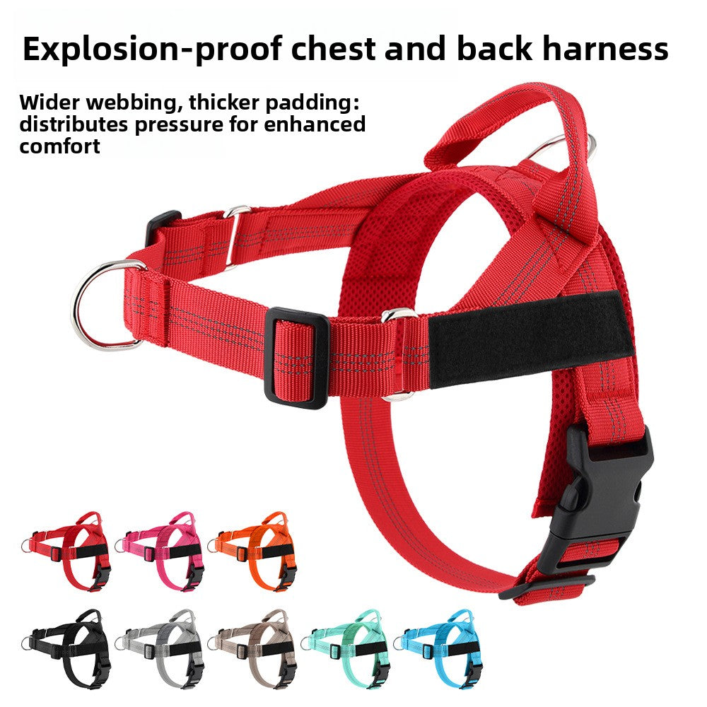 Adjustable Nylon Dog Harness and Leash