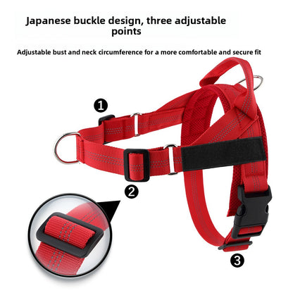 Adjustable Nylon Dog Harness and Leash