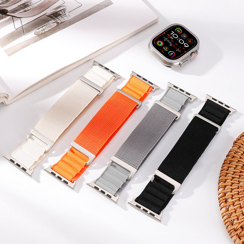 Adjustable Nylon Watch Strap for Apple Watch