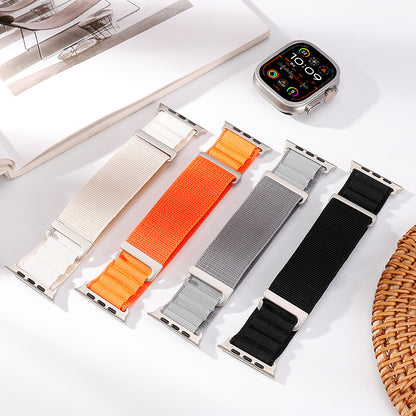 Adjustable Nylon Watch Strap for Apple Watch
