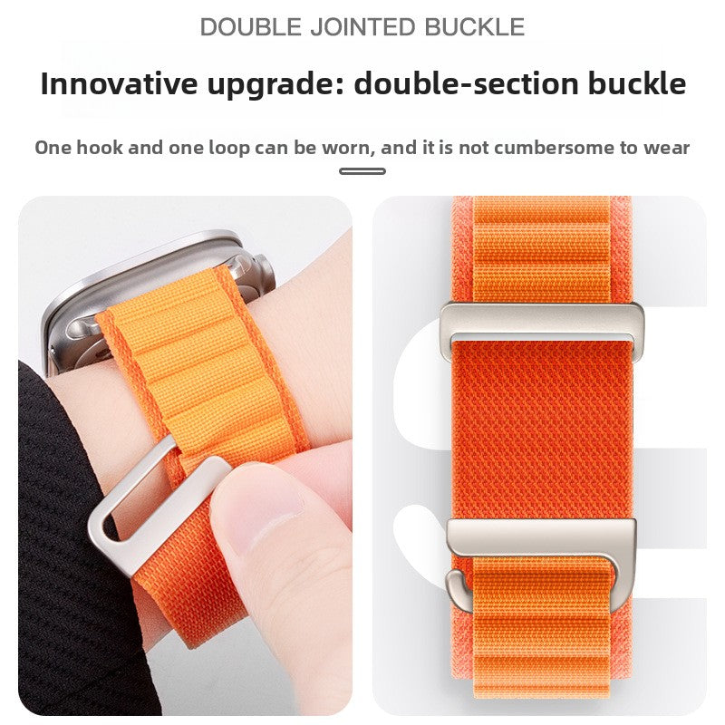 Adjustable Nylon Watch Strap for Apple Watch