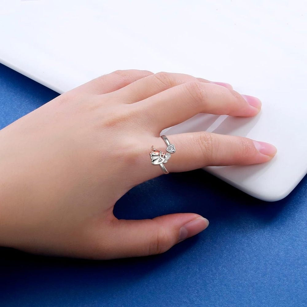 Adjustable open ring