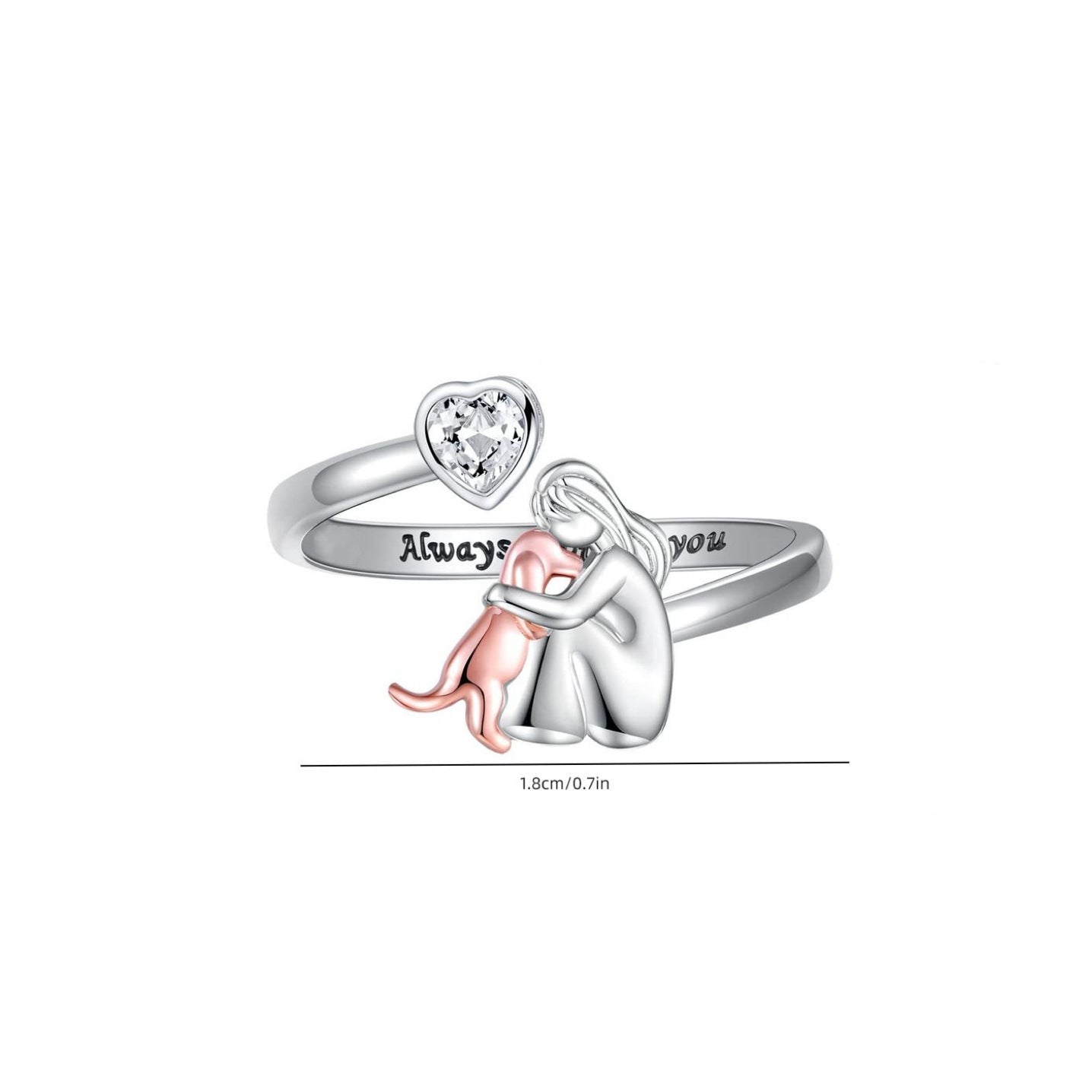 Adjustable open ring