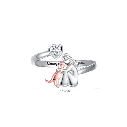 Adjustable open ring