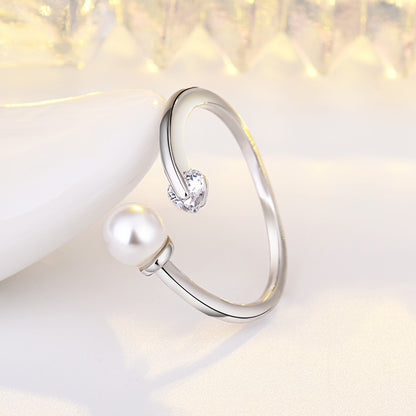Adjustable opening finger ring