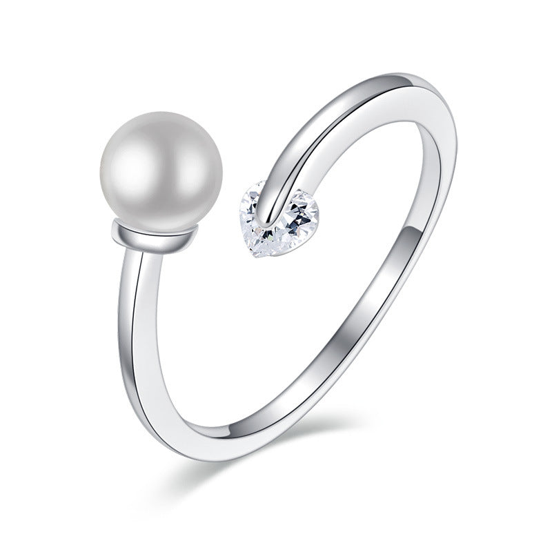 Adjustable opening finger ring