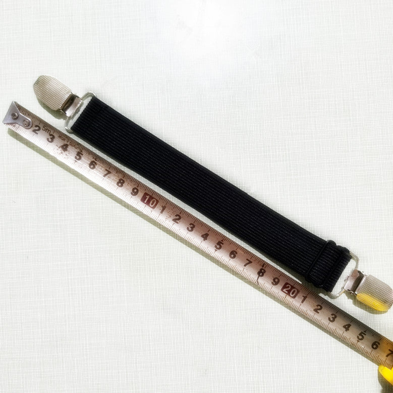 Adjustable pant cuff clips