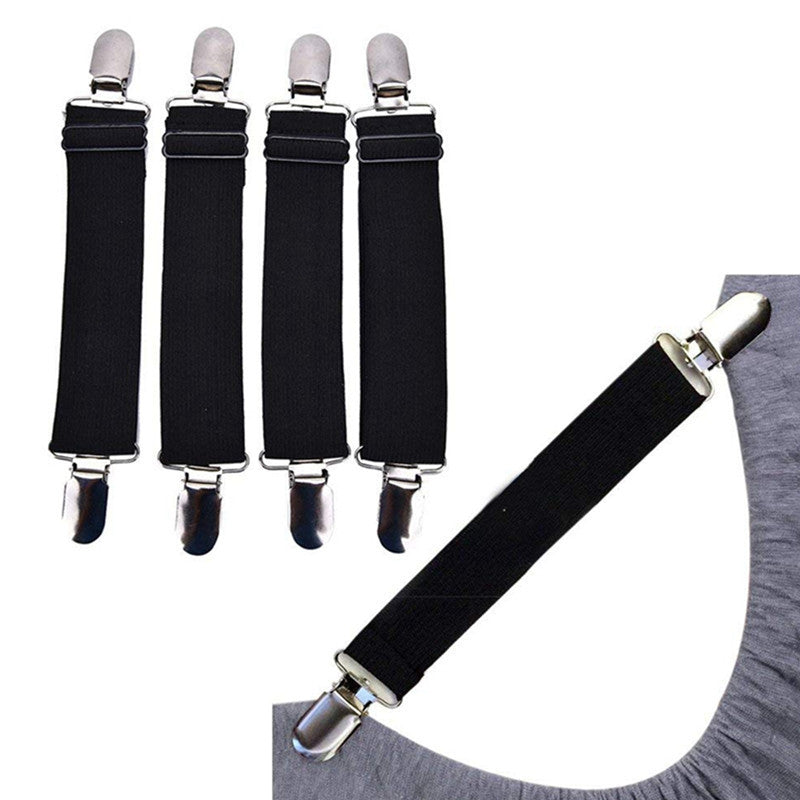 Adjustable pant cuff clips