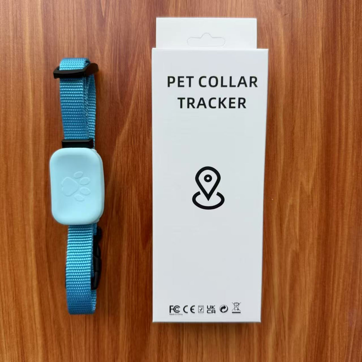 Adjustable Pet Collar Locator with FindMy Tracking