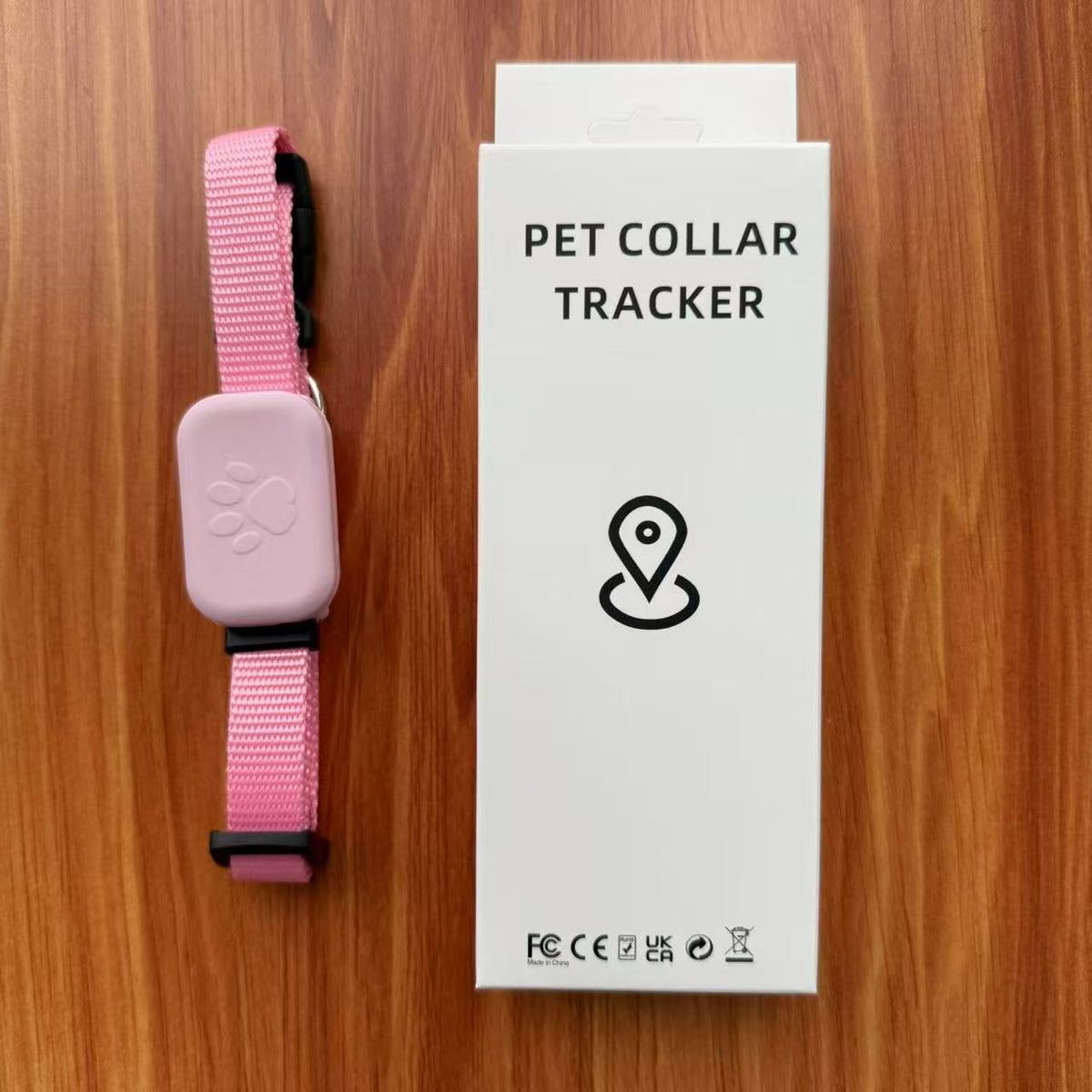 Adjustable Pet Collar Locator with FindMy Tracking