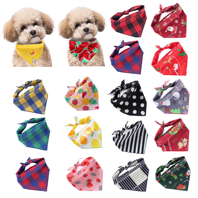 Adjustable Pet Drool Bib Towel