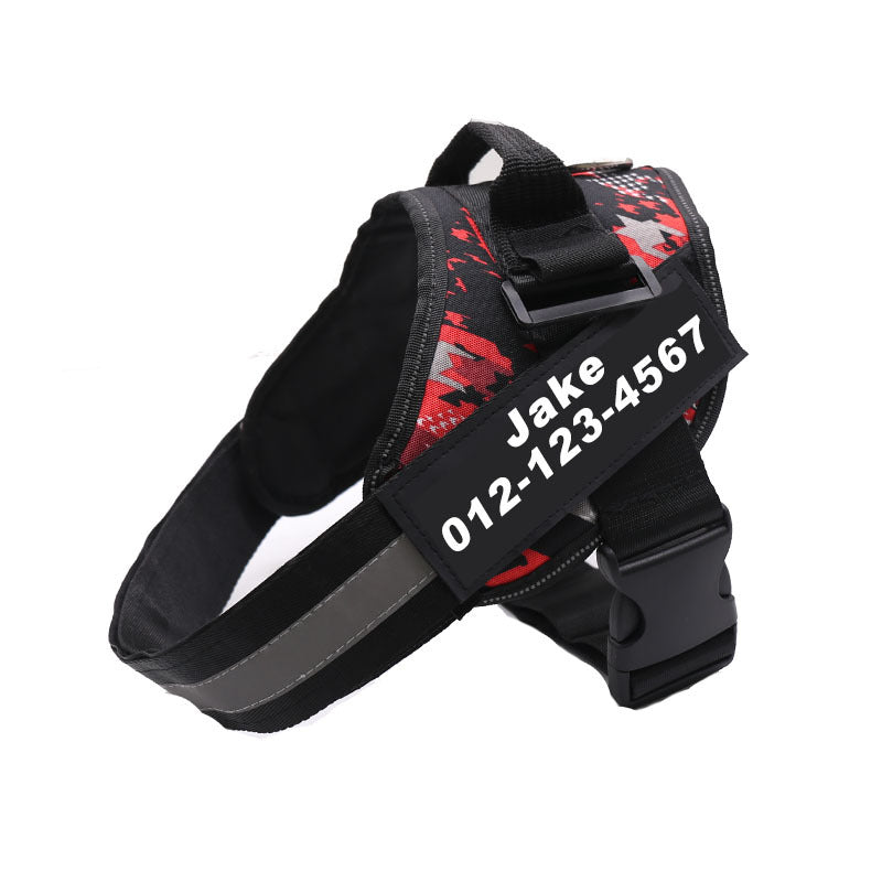 Adjustable Pet Harness Vest with Leash Hook