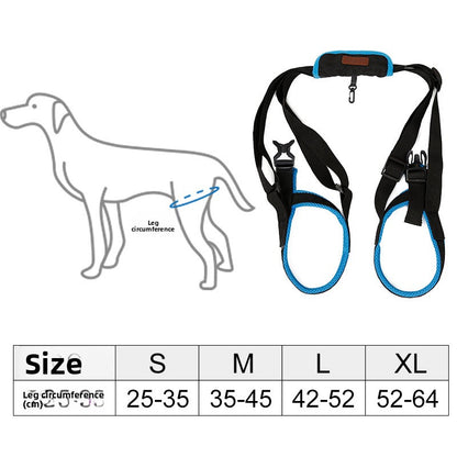 Adjustable Pet Hind Leg Support Harness for Mobility Assistance