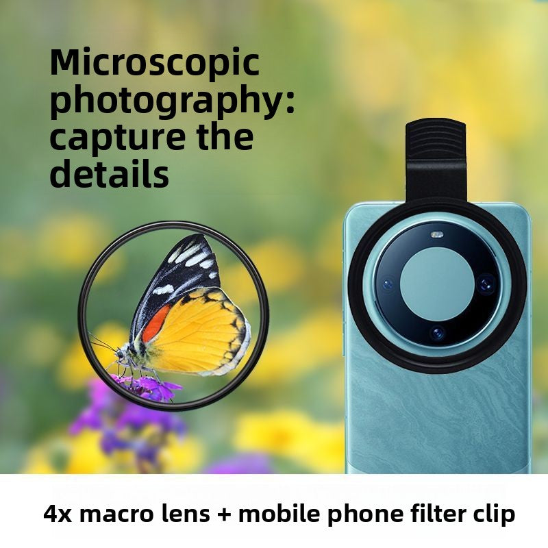Adjustable Phone Camera Filter Set with Clip Mount
