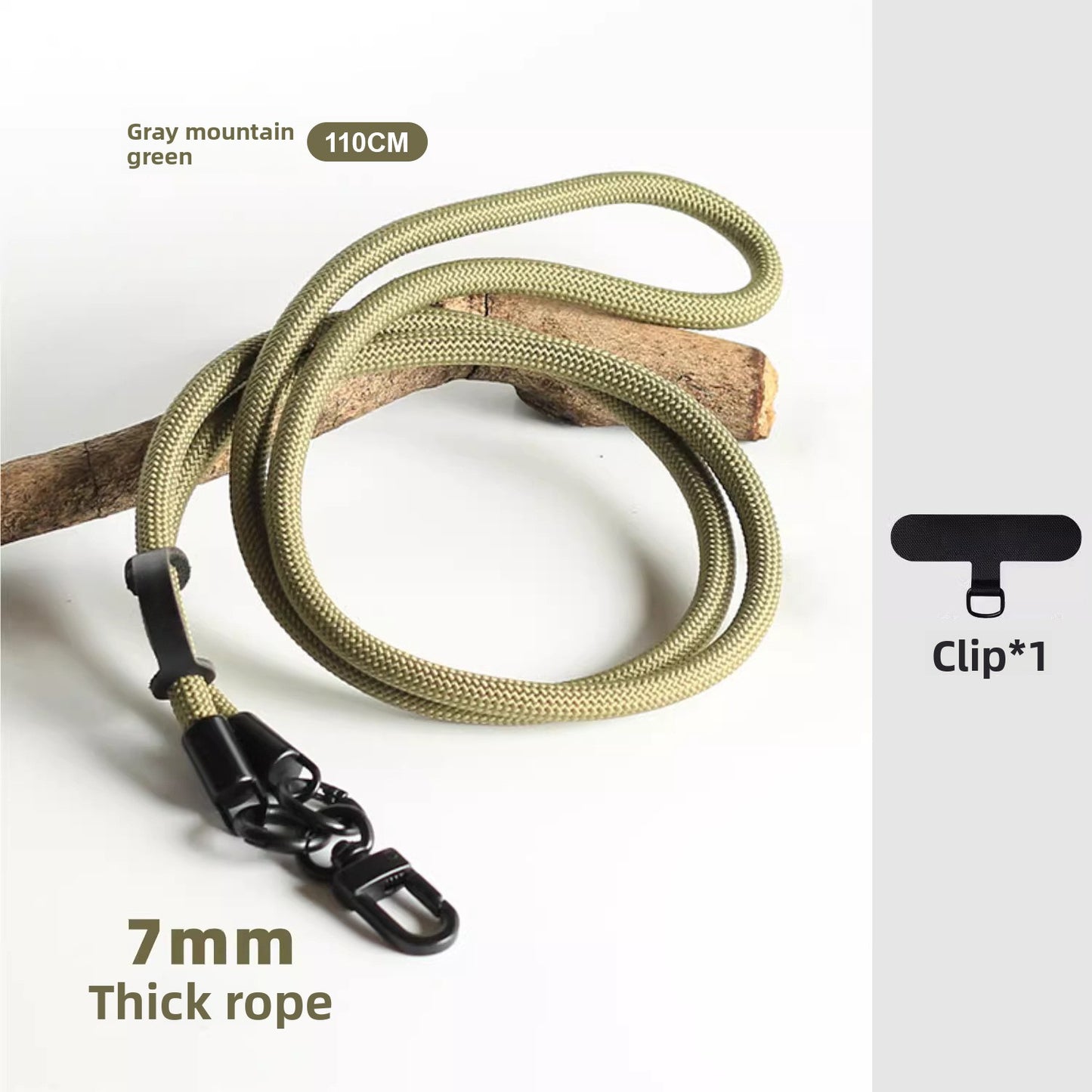 Adjustable Phone Lanyard with Metal Buckle