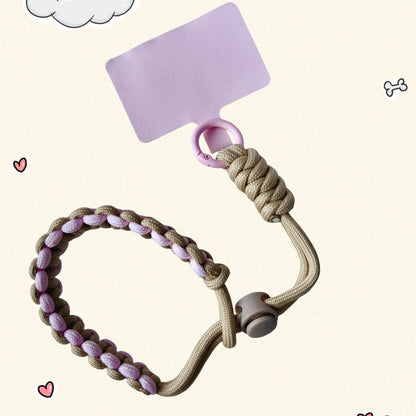 Adjustable Phone Lanyard with Velvet Clip