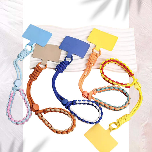 Adjustable Phone Lanyard with Velvet Clip
