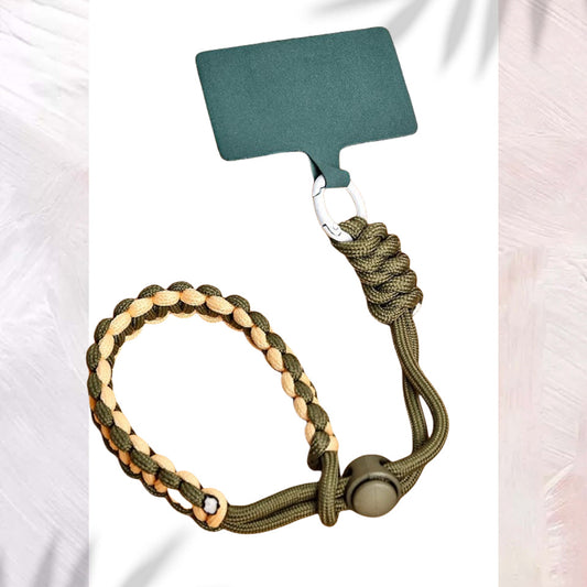 Adjustable Phone Lanyard with Velvet Clip