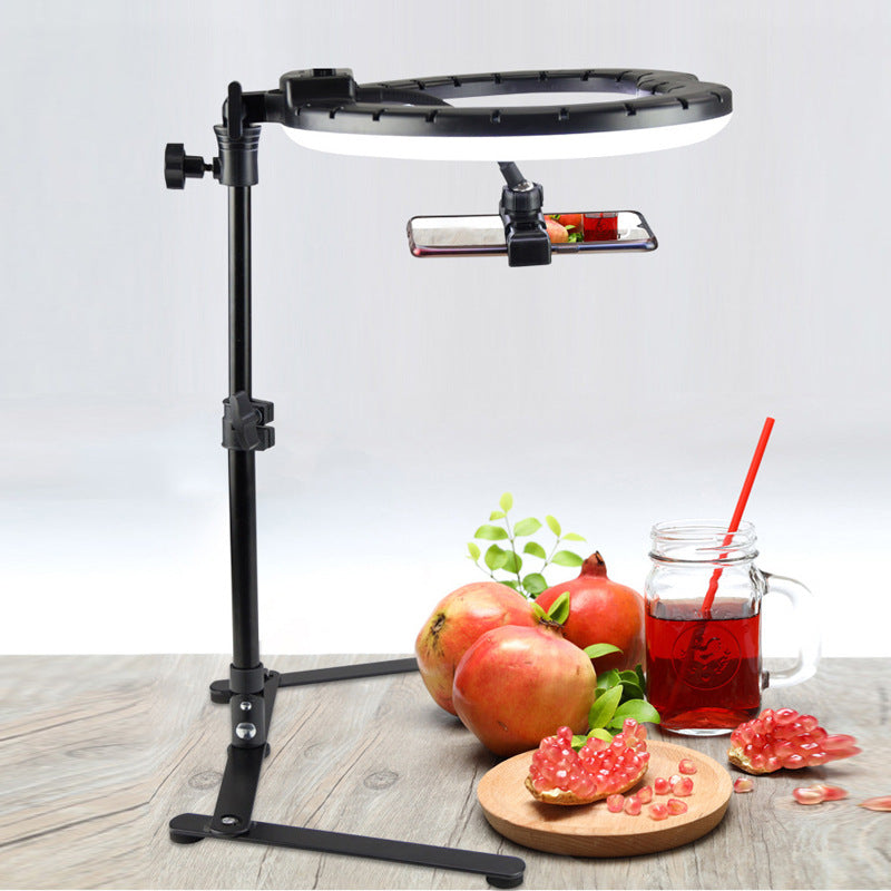 Adjustable Phone Live Streaming Stand with Fill Light