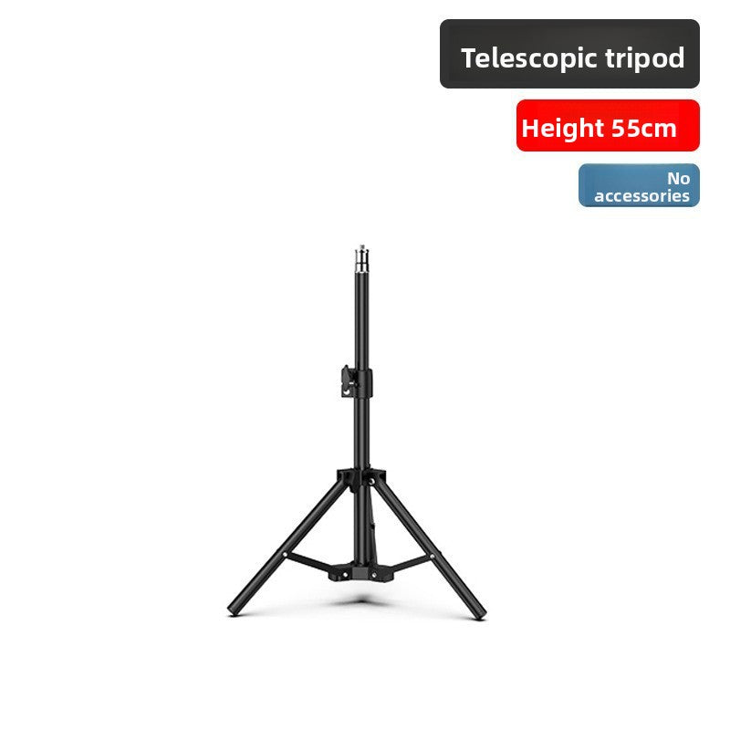Adjustable Phone Tripod with Fill Light for Live Streaming