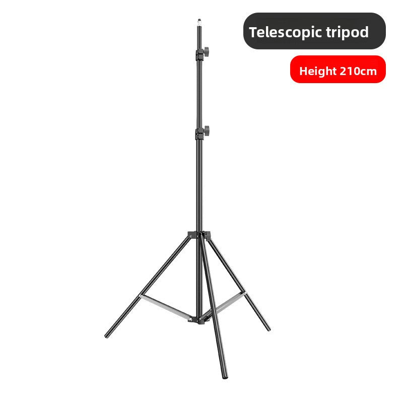 Adjustable Phone Tripod with Fill Light for Live Streaming