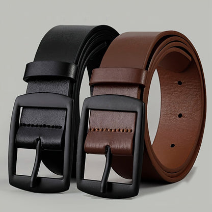 Adjustable Pin Buckle PU Leather Belt