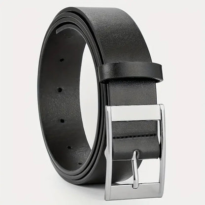 Adjustable Pin Buckle PU Leather Belt