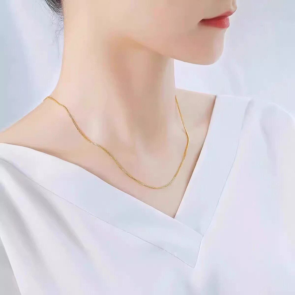 Adjustable Pin-Style Chain, Versatile Solid Chain