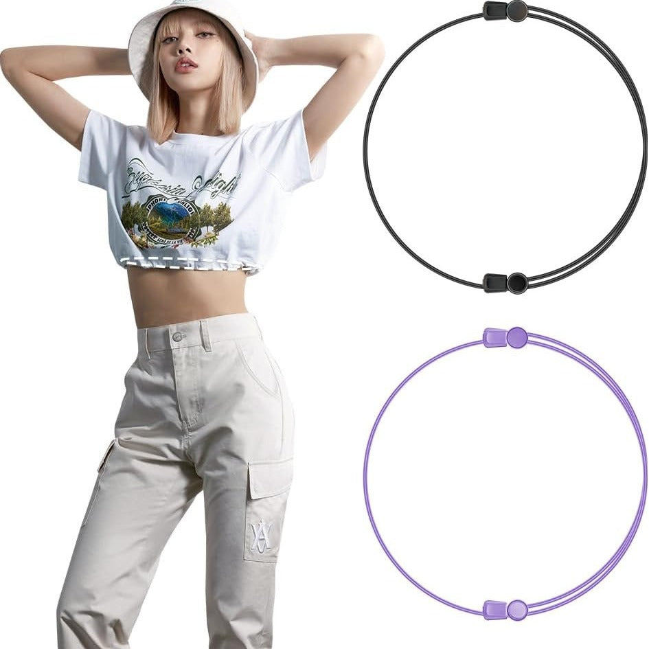 Adjustable Pleated Rope Strap for Cropped Shirt